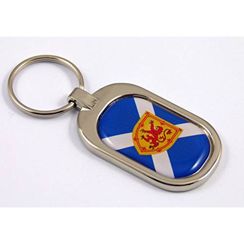 Scotland 깃발 키링, 열쇠고리, 키체인 메탈 크롬 도금 키체인,키링,열쇠고리 키포브, 스마트키 keyfob Scottish