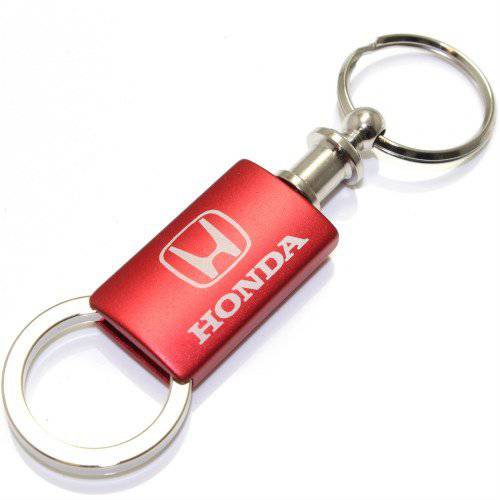 Honda  레드 로고 메탈 알루미늄 발렛 풀 Apart 키링, 열쇠고리, 키체인 링 포브