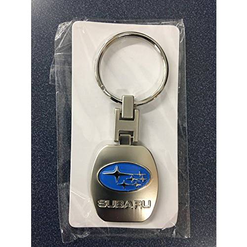 Subaru  기어 로고 크롬 키 태그 열쇠고리 키링, 열쇠고리, 키체인 정품