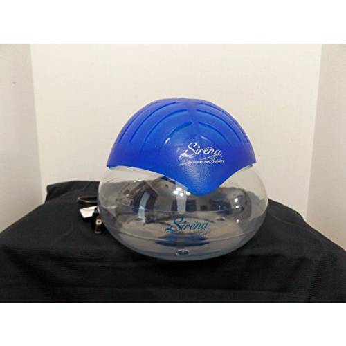 Sirena 트위스터 공기 정화기 Blue - 워터 공기 정화기 집 - 공기 클리너 과 방취제 led 조명, 라이트 - 공기 살균제 연기 알레르기 과 애완동물 - 먼지 리무버 침실 과 사무실 위한 포함 위한 용