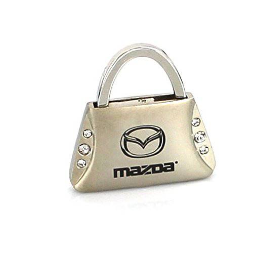 Au-Tomotive 골드, Inc. Mazda  지갑 쉐입 키체인,키링,열쇠고리 w/ 6 Swarovski 크리스탈