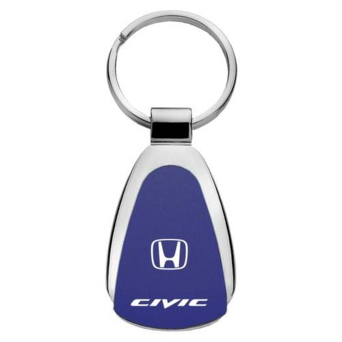 Honda  키체인, 키링, 열쇠고리&  열쇠고리 시빅 로고 - 블루 물방울모양