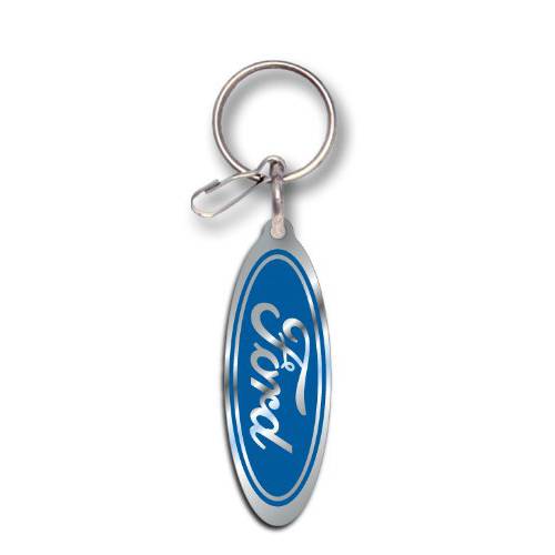 Plasticolor 004191R01 포드 Oval 로고 에나멜 키체인,키링,열쇠고리