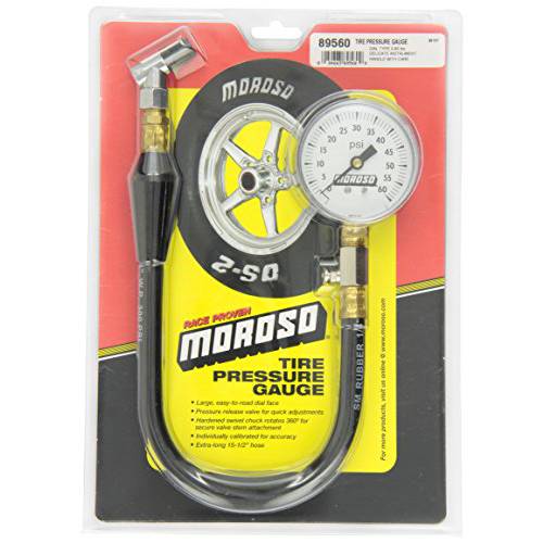 Moroso - 89560 타이어 공기압 게이지 0-60LB 2-5/8IN.