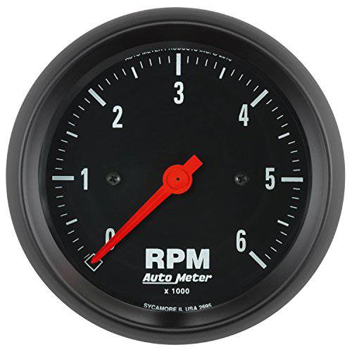 AutoMeter 2695 게이지, 타코미터, 3 3/ 8, 6K RPM, in-Dash, Z-Series