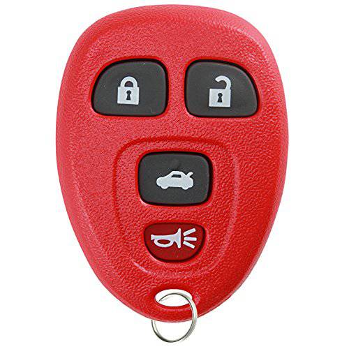 KeylessOption 키리스 엔트리 리모컨 차량용 키 포브 교체용 15252034 -Red