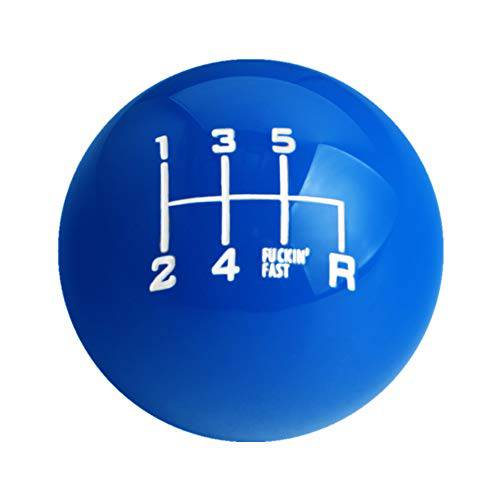 DEWHEL Fing 고속 시프트 노브 6 스피드 숏 Throw 시프터 M12x1.25 M10x1.5 M10x1.25 M8x1.25 (블루)