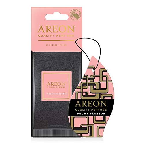 Areon Premium  퀄리티 퍼퓸/ 쾰른 차량용dboard 차량용&  홈 방향제, 탈취제, Peony Blossom (팩 of 3)