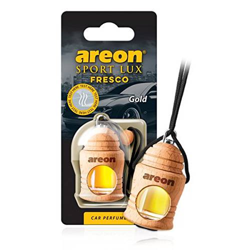 AREON Fresco - 병 걸수있는 차량용 and 홈 방향제, 탈취제 - 골드 향