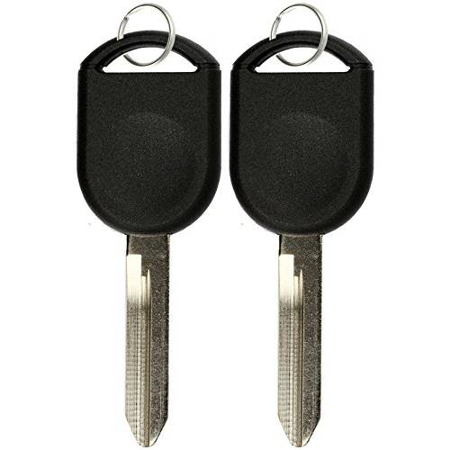 KeylessOption 교체용 Uncut 점화 부서진 Car Key 트랜스폰더 공백 포드 링컨 머큐리 Mazda Pack 2 용
