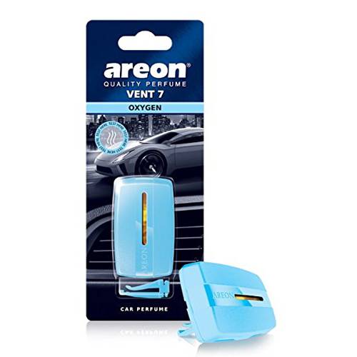 Areon VENT 7  차량용 퍼퓸 벤트 클립 AC 팬 방향제, 탈취제, 산소 향