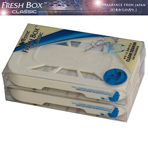 Treefrog Fresh Box Classic 2-Pack 클린 스쿼시 향 에어 청정제/ 에어 청정제 리필 카트리지