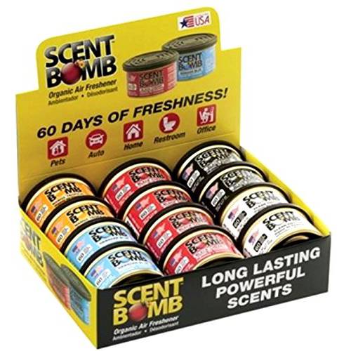 Scent Bomb  방향제, 탈취제 Cans Scentbomb Cans 1.5oz. 5 다양한 Scents - 12 Cans Last up to 60 Days