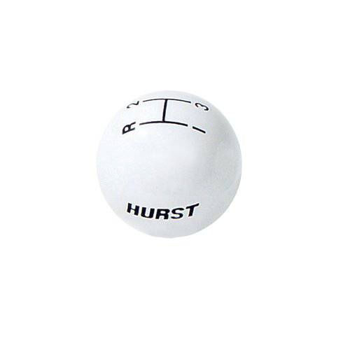 Hurst 1637624 화이트 3-Speed 교체용 시프터 노브