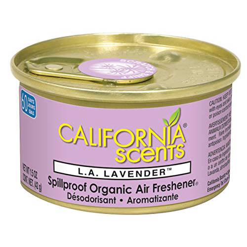 캘리포니아 Scents 캘리포니아 Scents 유출방지 Can 방향제, 탈취제 Eco-Friendly 냄새 중화제, L.a. 라벤더, 12 Count