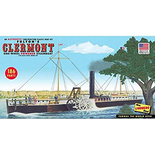 Lindberg - Fulton’s Clermont 패들 휠 Steamship, 1:96 (HL200)