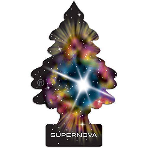 LITTLE TREES 자동차 방향제, 탈취제 I 걸수있는 트리 Provides 롱래스팅 향 오토 or 홈 I Supernova, 24 Count, (4) 6-Packs