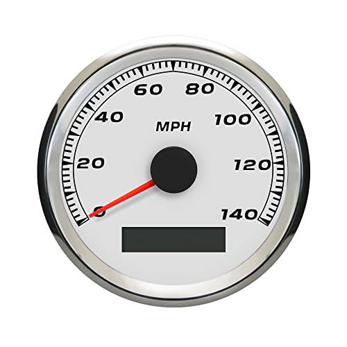 ELING MPH GPS 속도계 Speedo 게이지 140MPH 자동차 오토바이 보트 백라이트 3-3/ 8 인치 9-32V