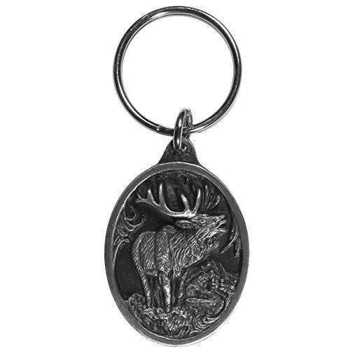 Siskiyou Elk Antiqued 키링, 열쇠고리, 키체인