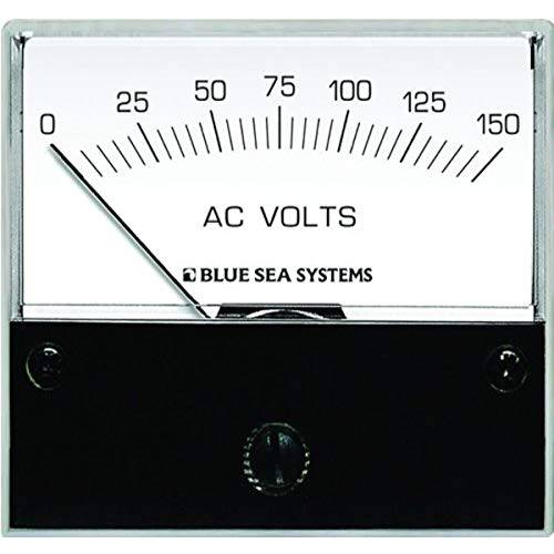 블루 바다 시스템 9353 AC 아날로그 전압계 (0-150 볼트 AC)
