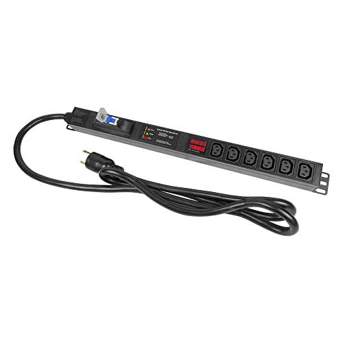 OEM Metered PDU 파쇄기 30 앰프 240V L6-30P (6) C13 Outlets Cryptocurrency 마이닝