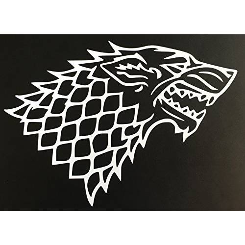 C60068 화이트 게임 of Thrones Stark Wolf 7x5
