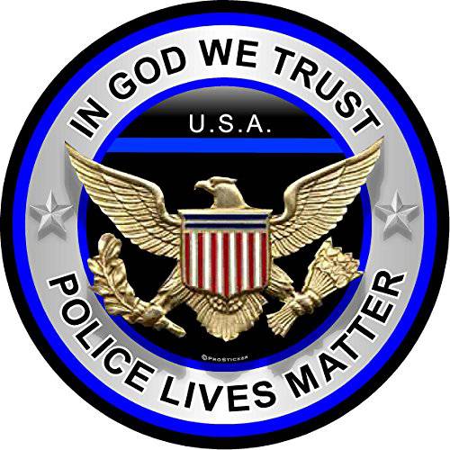 ProSticker 308 One 4 Patriot Series in God We Trust Police Lives MATTER ThinBlueLine Support 데칼 스티커