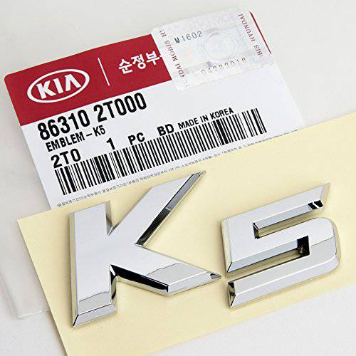Kia  옵티마 K5 트렁크 엠블렘, 앰블럼  테일 게이트 엠블렘, 앰블럼 배지 정품 OEM 부품,파트 by 모비스