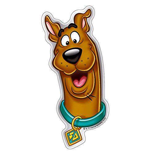 Fan Emblems Scooby Doo 로고 차량용 데칼 돔형/ 다양한색/ 크롬 마감, 행복 Scooby 자동차 스티커 데칼 배지 용이하게 Applies to 자동차, 트럭, 오토바이, 노트북, 핸드폰, 거의 Anything