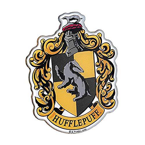Fan Emblems  해리포터 돔형 크롬 차량용 데칼 - Hufflepuff Crest