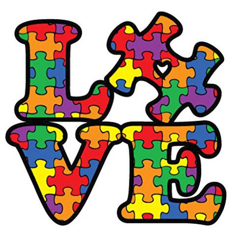 NI284 자폐성 인식 퍼즐 피스 차량용 데칼 스티커 프리미엄 퀄리티 비닐 스티커 5-Inches X 5-Inches