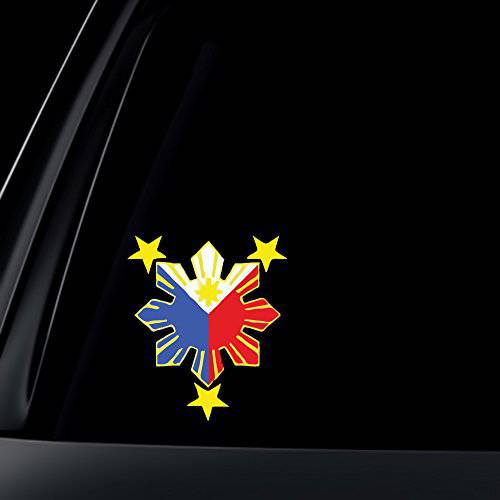 World Design Philippine 깃발 썬 차량용 데칼/ 스티커