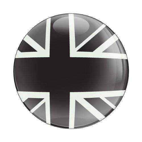 GoBadges  깃발 UK Blackjack - 3 마그네틱,자석 그릴 배지/ UV 안정된& Weather-Proof/ Works 그릴 배지 홀더