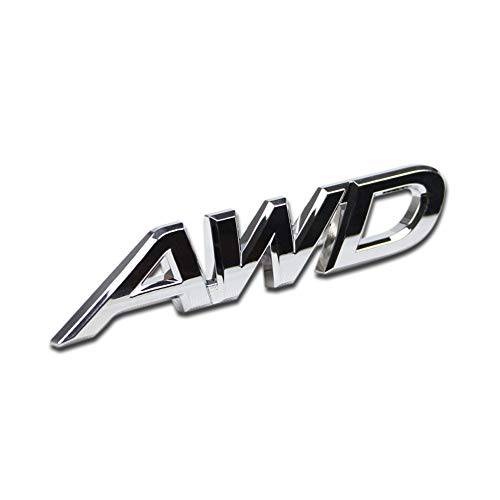 Generic AWD 로고 엠블렘, 앰블럼 테일게이트 사이드 스티커 배지 4x4 모든 휠 드라이브 SUV 오프로드