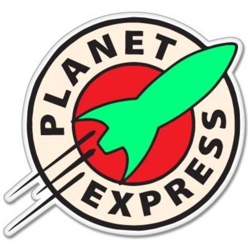 Futurama Planet Express Vynil 차량용 스티커 데칼 - 5
