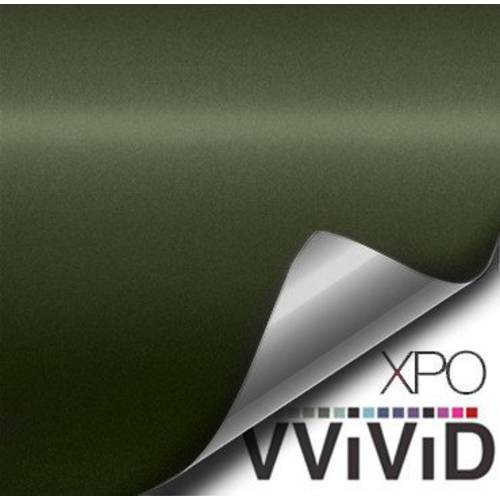VViViD  매트 밀리터리 아미 그린 비닐 랩 롤 에어 출시 테크놀로지 (1ft x 5ft)