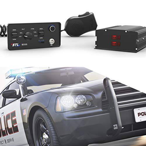 SpeedTech Lights  보스 200-Watt Police 사이렌 and 응급시 차량 사이렌 시스템 혼 and PA 마이크,마이크로폰