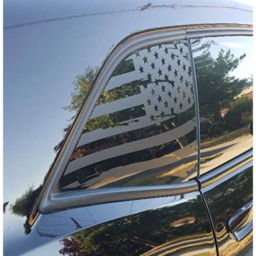 ELEVATED AUTO STYLING - 릴렉스 아메리칸 깃발 창문 데칼 Fits 닷지 챌린저 2008-2020