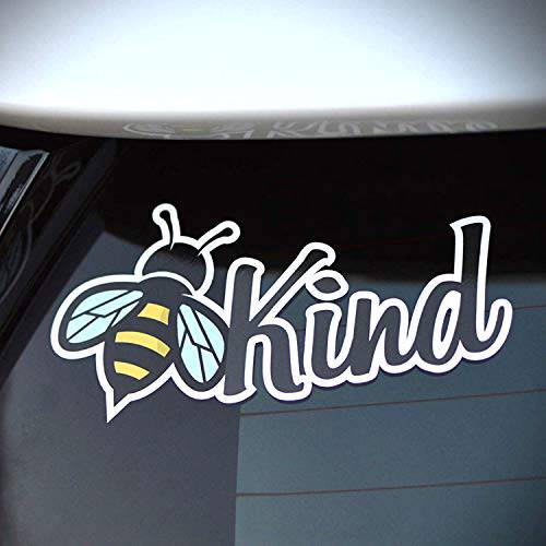 Byzee Bee Kind 스티커, 귀여운 비닐 차량용 or 노트북 be Kind 데칼, 퀄리티 그래픽