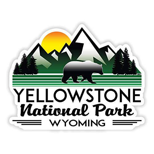 Yellowstone National 공원 비닐 데칼 Wyoming 스티커