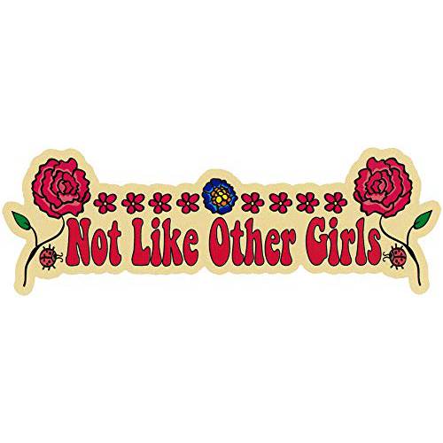 Not Like Other Girls - 스몰 범퍼 스티커 or 노트북 데칼 (6.125 X 2)