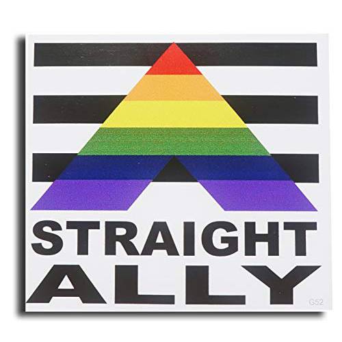 Gear Tatz 스트레이트 Ally Gay Pride New 범퍼/ 차량용 스티커/ 데칼 자동차 트럭 성인 LGBT LGBTQ