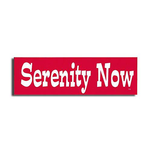 Gear Tatz Serenity Now New Seinfeld Tribute 범퍼/ 차량용 자석/ 데칼 자동차 트럭 성인 Jerry Seinfeld Funny