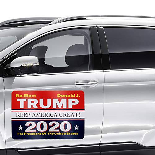 도날드 트럼프 2020 차량용 자석 범퍼 스티커 45th 대통령 선거 Day 축하 퍼레이드 이벤트 레드 차량용 자석