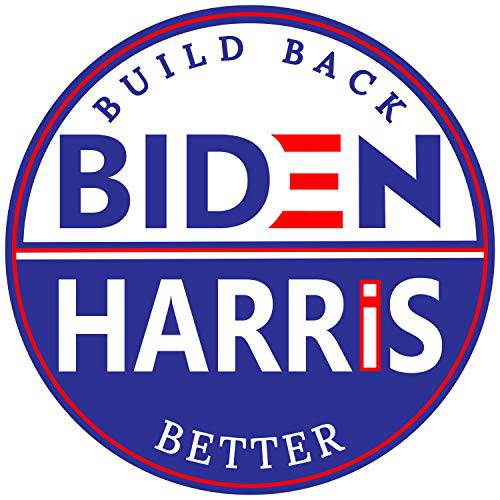 조 바이든 Kamala Harris Build 후면 보다나은 스티커 - the Perfect President-ial 팀 데칼 (3 x 3 인치) | 차량용 범퍼 창문 노트북 Hydro-Flask Vote Democrat-ic 2020 선거 보다나은 Than 마그넷