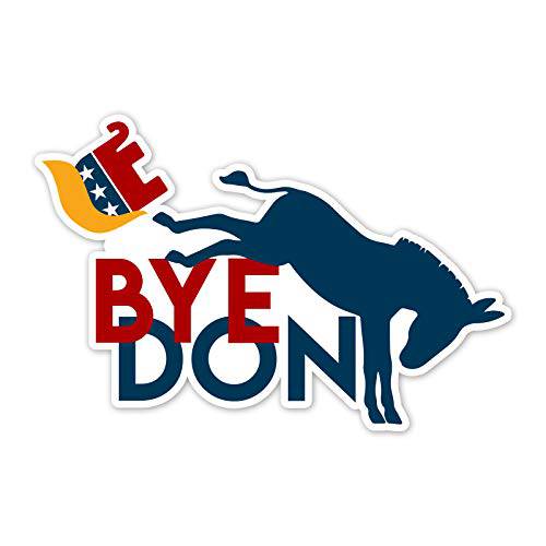 Bargain Max Decals Bye Don Donkey 창문 노트북 차량용 스티커 6