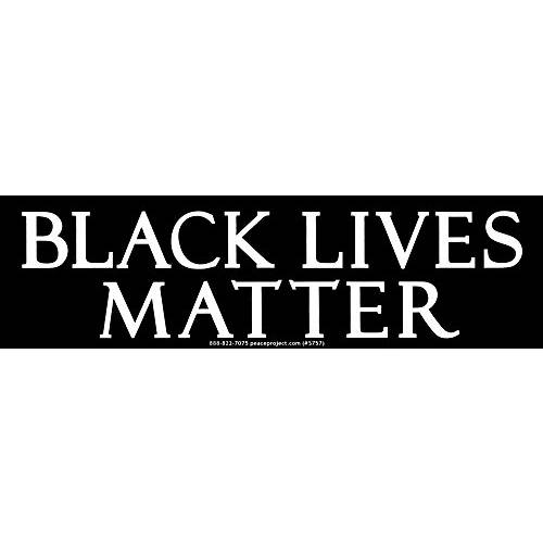 Syracuse Cultural Workers  블랙 Lives Matter Anti-Racism BLM 운동 마그네틱,자석 스몰 범퍼 스티커 데칼 자석 5-by-1.75 인치