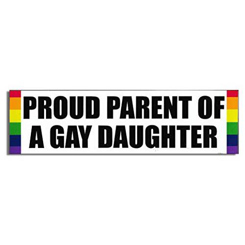Gear Tatz Proud Parent of A Gay Daughter New Novelty Gay Pride 차량용 범퍼 자석/ 데칼 LGBT LGBTQ 자동차 트럭 성인