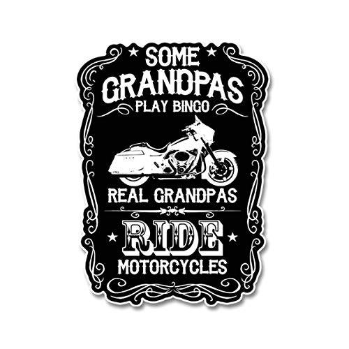 Skull Society  리얼 Grandpas Ride 오토바이 7 인치 데칼 자동차, 트럭, 오토바이,  보트&  노트북