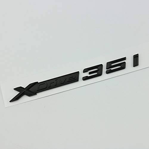 BMW New XDrive 35i 펜더 트렁크 엠블렘, 앰블럼 배지 X1 X3 X4 X5 X6 X7 차량용 스타일링 스티커 매트 블랙